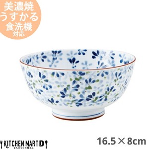 Mino ware Donburi Bowl Pottery 16.5 x 8cm Made in Japan