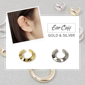 Clip-On Earrings sliver Ear Cuff Ladies Simple