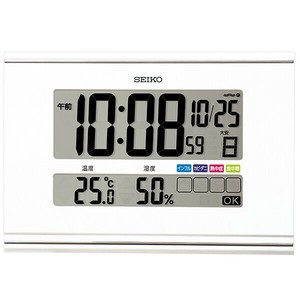 新品 セイコー 掛置兼用電波時計 SQ445W