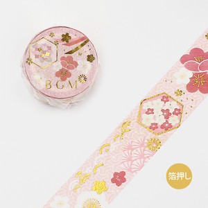 BGM LIFE Washi Tape Japanese Style Foil Stamping 20mm x 5m