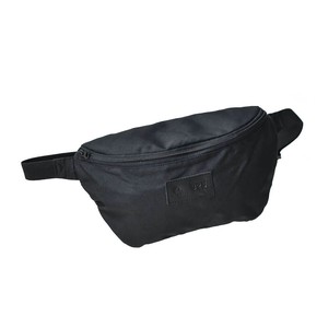 Body Bag Black Shoulder Bag Pouch Leather Attached Tag Men's Ladies Black