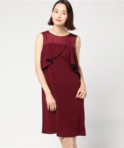 DeCollete 2-Way Off-Shoulder Sleeve Leisurely A line One-piece Dress