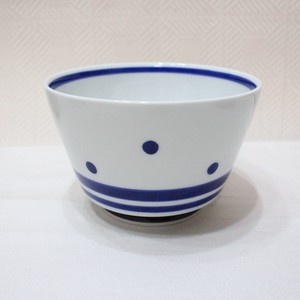 Donburi Bowl Line Dot Made in Japan HASAMI Ware Donburi Bowl Stack Effect Easy To Hold