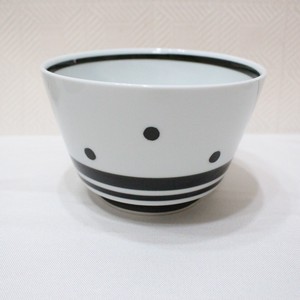 Donburi Bowl Line Dot Made in Japan HASAMI Ware Donburi Bowl Stack Effect Easy To Hold