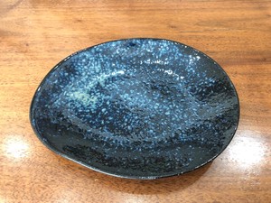 Starry Sky 6 Deformation Dish Pottery Plates Seto ware Made in Japan