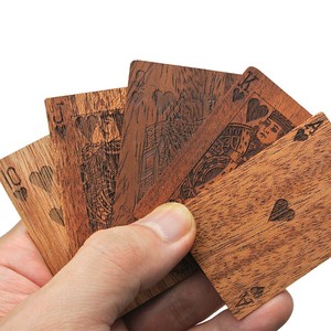 [LIFE] Wooden Trump mini 40*60 Wooden Playing Card