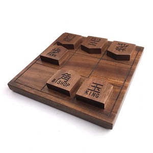 [LIFE] Wooden Japanese Chess SHOGI 9Block 9 Shogi