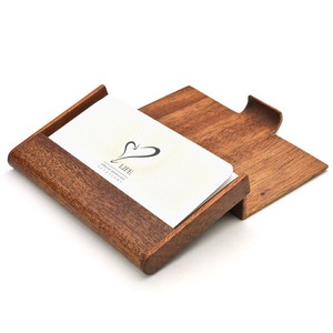[LIFE] Wood & Leather Card Case 01 Business Card Holder