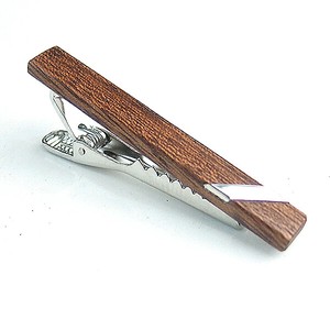 [LIFE] Wooden & Silver Tie Pin D Wooden Tie Pin