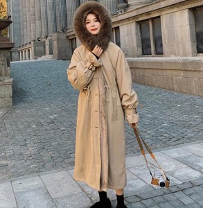 新作 冬 ファッション レディース  厚い 毛襟 コート 089-A192 YTYMA5002