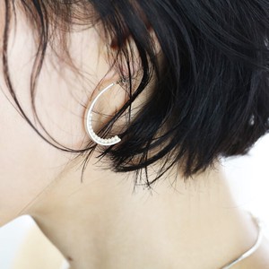 Pierced Earrings Titanium Post Simple