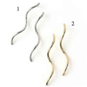 Pierced Earring mm Metal Wave Pierced Earring 1 900 1