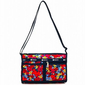 LeSportsac レスポートサック ショルダーバッグ DELUXE SHOULDER SATCHEL BRIGHT ISLE FLORAL