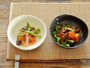 水玉ドット5.5煮物鉢【中鉢 日本製 美濃焼 和食器】