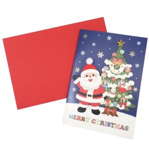 【カード】CHRISTMAS ハンドメイドクリスマスカード 540