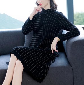 Casual Dress Knitted Long Sleeves One-piece Dress NEW Autumn/Winter