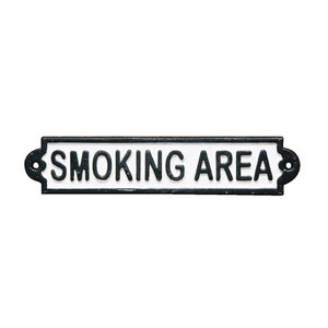 DULTON (ダルトン) アイアンサイン スモーキングエリア IRON SIGN ''SMOKING AREA''