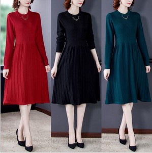 Casual Dress Knitted Long Sleeves One-piece Dress M NEW Autumn/Winter