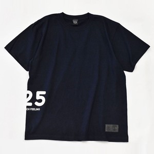 【325】 サイドプリント （Navy）クラシック Tシャツ カジュアル メンズ レディース ネイビー