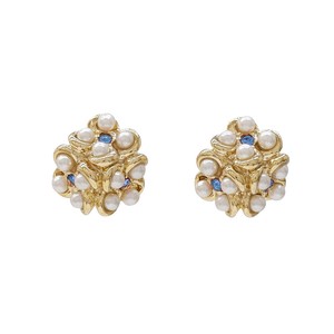 Pave Type Pierced Earring Shine