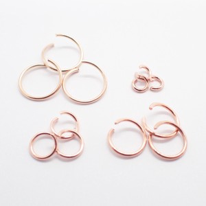 Material Pink Stainless Steel 50-pcs 10mm