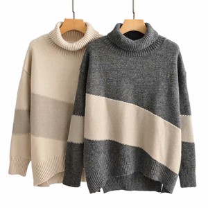 Color Round Neck Sweater Ladies Sweater A3