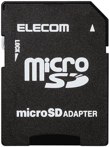 エレコム メモリカード変換アダプタ MF-ADSD002 BU