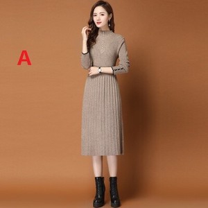 Sweater/Knitwear One-piece Dress