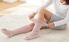 Knee High Socks Antibacterial Finishing Pink Socks