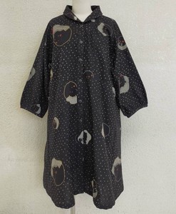 Coat Hyotoko Okame One-piece Dress