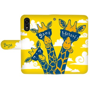 Takeda Smartphone Case Notebook Type Giraffe Giraffe