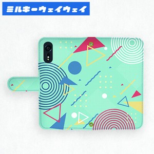 Milky Way Way Smartphone Case Notebook Type
