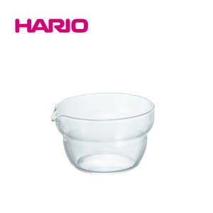 『HARIO』 耐熱ガラス製片口ボウル100 KB-10-BK（ハリオ）