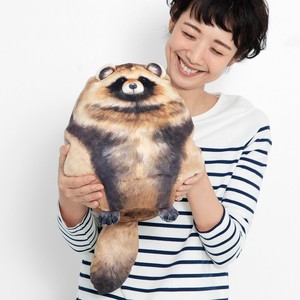 Japanese Raccoon Reversible Cushion