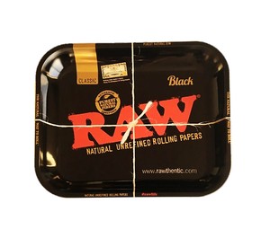 RAW　メタルトレー ブラックゴールド・ラージ　正規品　手巻きたばこ