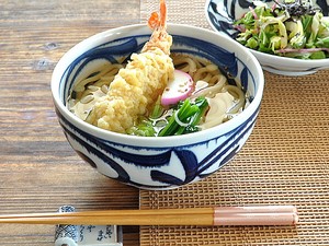 藍草紋お好み丼（大）【どんぶり 日本製 美濃焼 和食器】