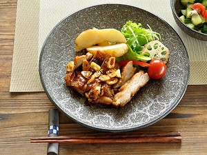 エプレ22.5cm皿【大皿 パスタ皿 日本製 美濃焼 和食器】