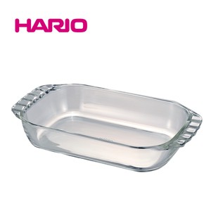 『HARIO』耐熱ガラス製トースター皿900 HTZ-90-BK（ハリオ）