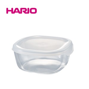 『HARIO』 耐熱ガラス製保存容器・角600 KST-60-TW（ハリオ）