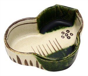 鉢 ボウル 向付 和陶器 和モダン /織部ひさご型小鉢