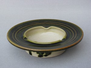 灰皿 和陶器 和モダン /織部帽子型灰皿