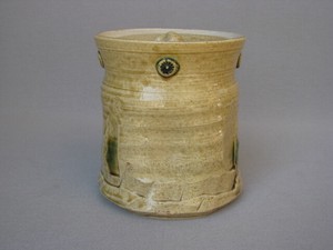 抹茶碗 お茶道具 和陶器 和モダン /黄瀬戸水指/小