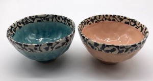 Rice Bowl Japanese Tea Cup Pottery Modern Arabesque Rice Bowl