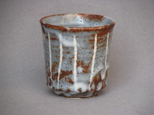 Rice Bowl Japanese Tea Cup Sencha Cup Pottery Modern Tokusa Japanese Tea Cup
