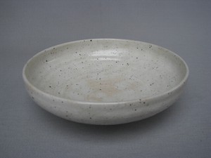 中鉢 盛鉢 ボウル 和陶器 和モダン /鉄粉引7寸丸鉢