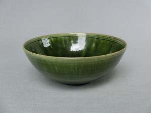 中鉢 盛鉢 ボウル 和陶器 和モダン /総織部煮物鉢