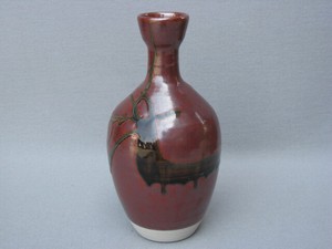花器 花瓶 置物 インテリア 和陶器 和モダン /鉄釉花瓶