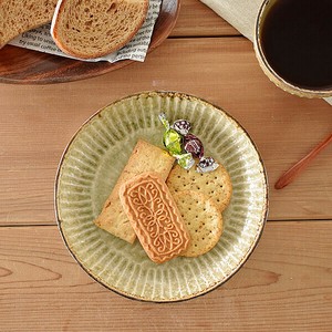 窯変ビードロしのぎ5.0取り皿【中皿 日本製 美濃焼 和食器】