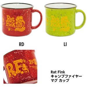 ラットフィンク キャンプファイヤー マグ カップ 【RD / LI 】【RAT FINK】