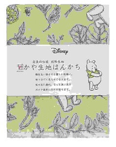 日本製 made in japan Disney かやはんかち ボタニカル/プーさん DSN-TY-341